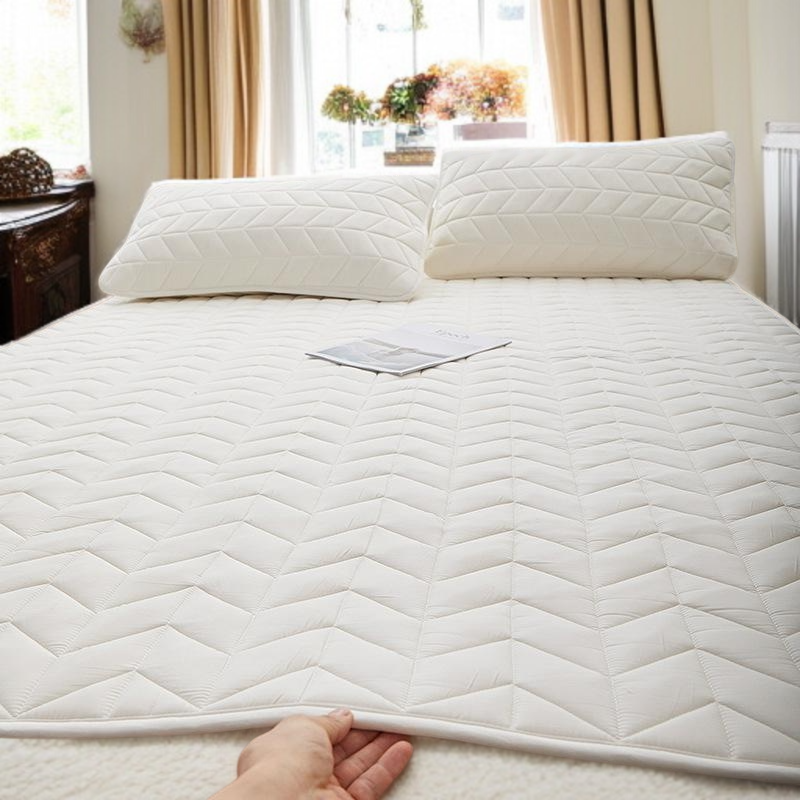 면 전체 매트리스 쿠션 가정용 침실 싱글 항균 요 미끄럼 방지 매트리스 순면 얇은 매트 접이식