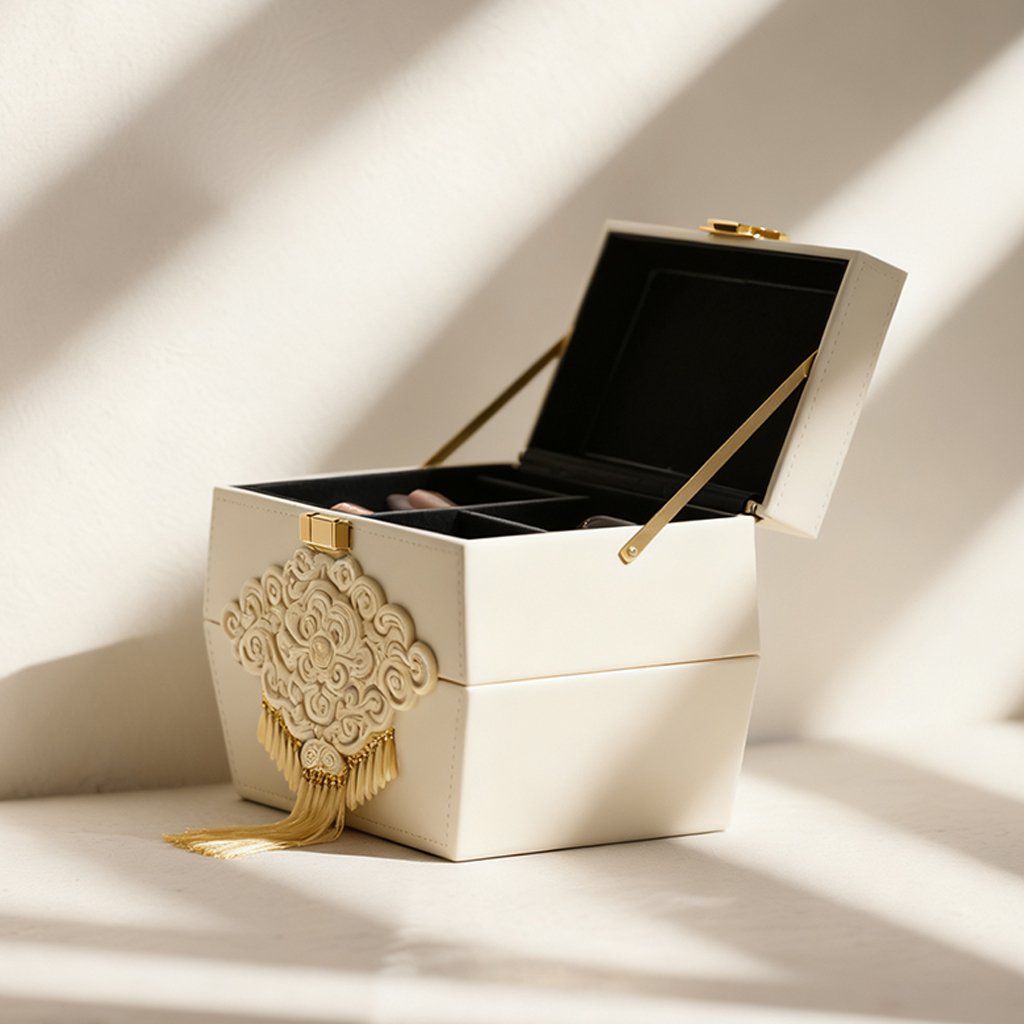 프리미엄 화장품 정리함 내부 수납 공간