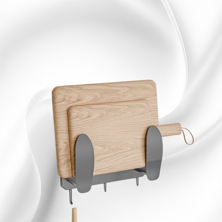 壁掛式鍋蓋架厨房收納神器通用置物架簡約現代