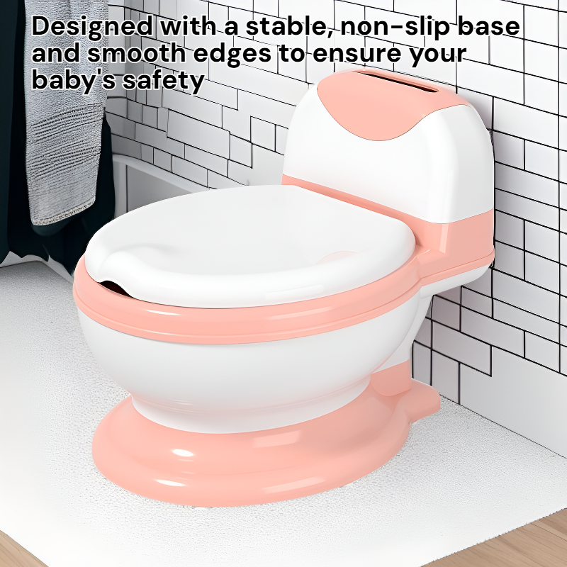 Baby potty that puts parents at ease