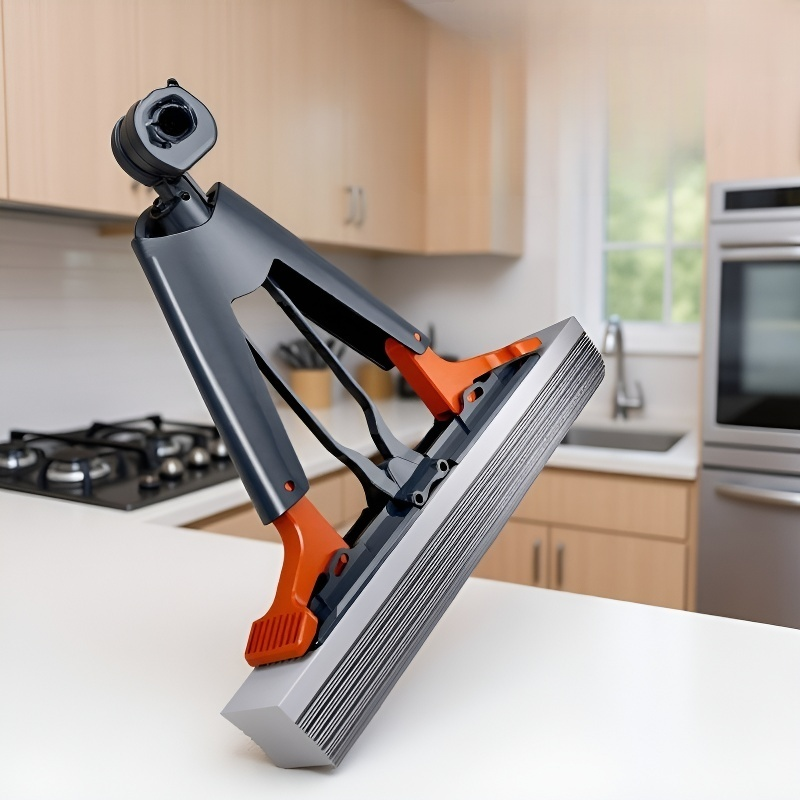 Mopa manos libres con esponja gruesa, presionador perezoso para el hogar