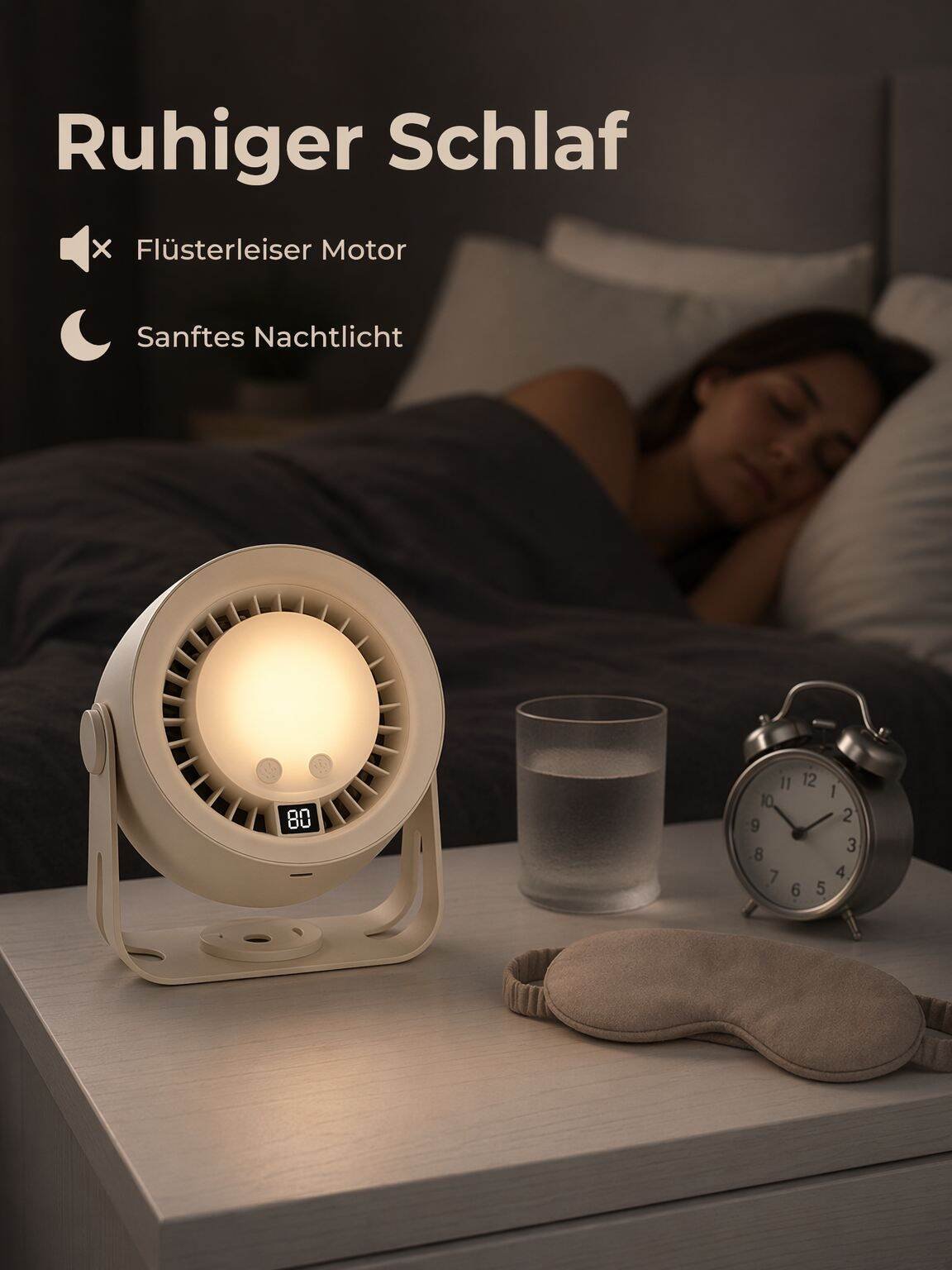 Intelligenter Fernbedienungs-Deckenventilator mit Beleuchtung, 2-in-1 Ventilator