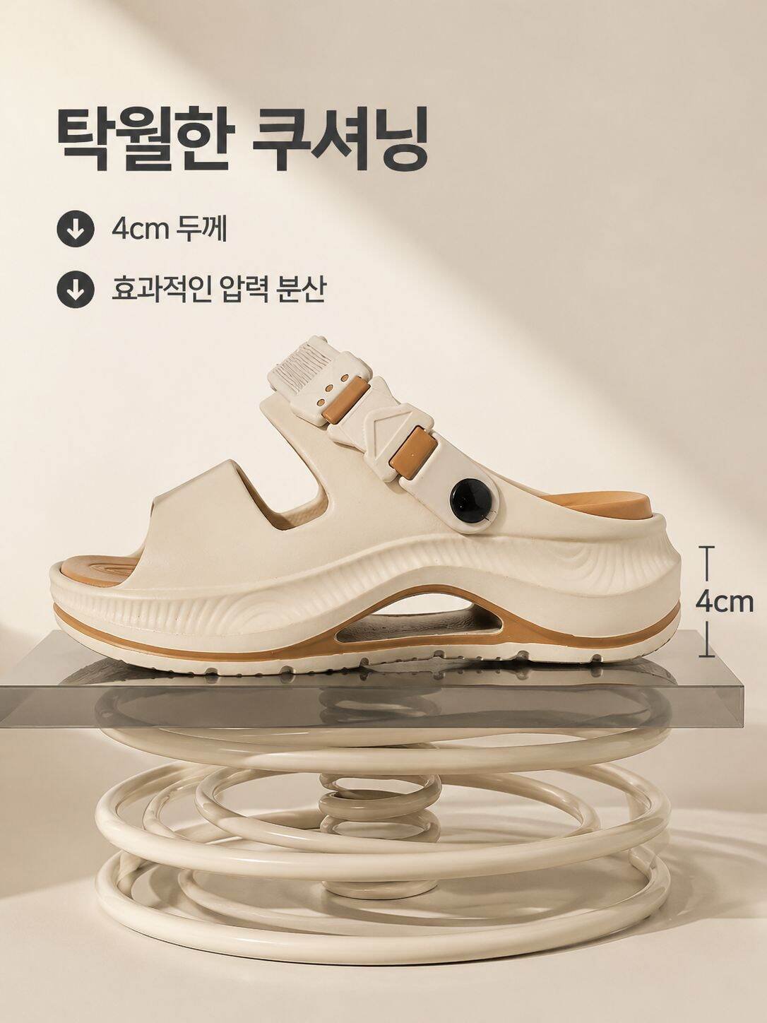 통기성 좋은 소재의 여름 슬리퍼