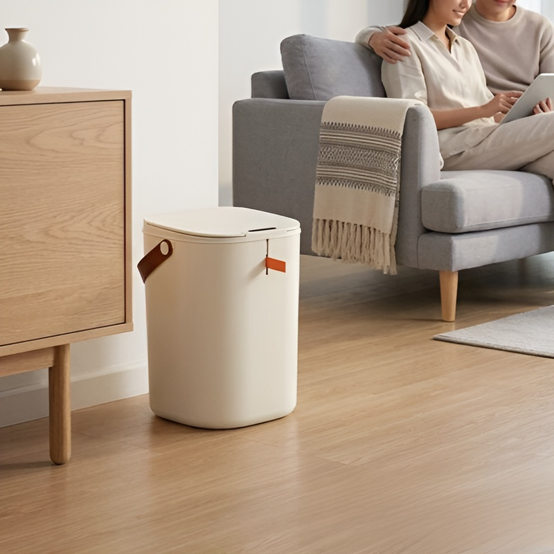 ถังขยะอัจฉริยะเซ็นเซอร์อัตโนมัติ ป้องกันกลิ่น กันน้ำสำหรับผ้าอ้อม ขนาด 16/20 ลิตร