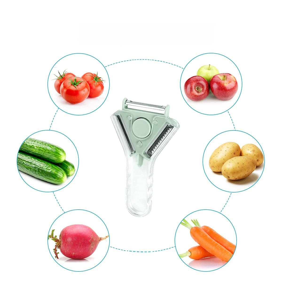 3合1多功能蔬菜削皮器