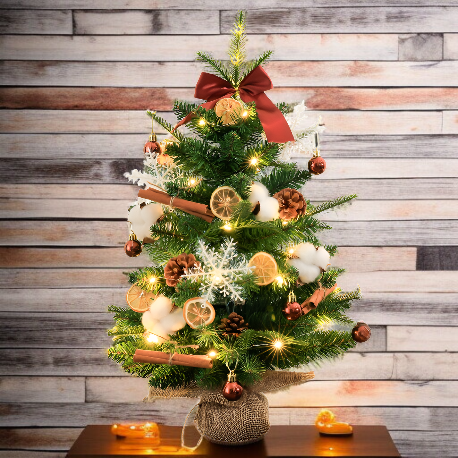 ミニテーブルクリスマスツリー飾り