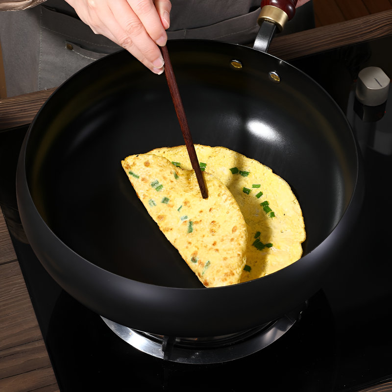 手工鍛造大肚鐵鍋