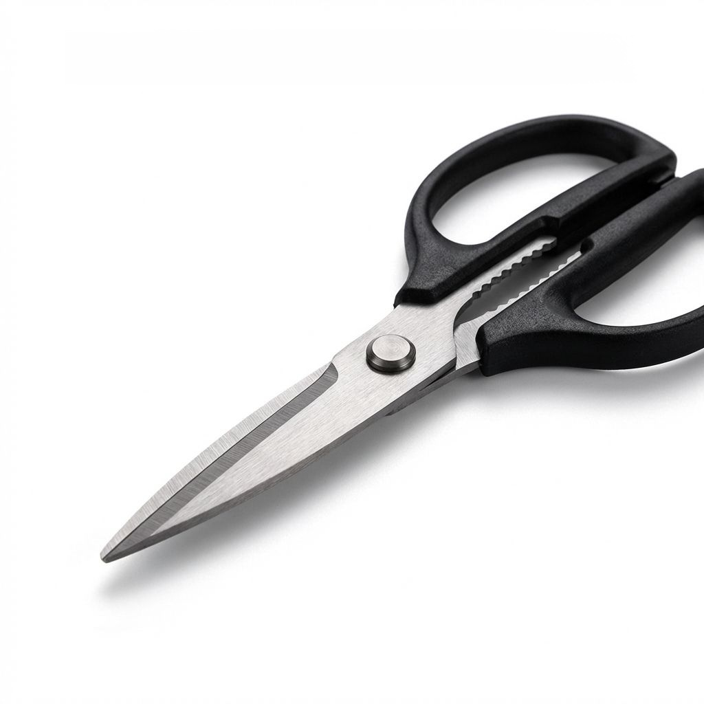 Konyhai rozsdamentes acélból készült, nagy teherbírású olló