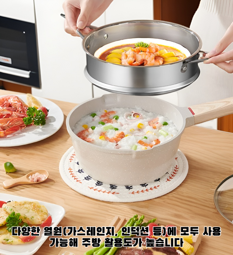 붙지 않는 냄비 전체 이미지