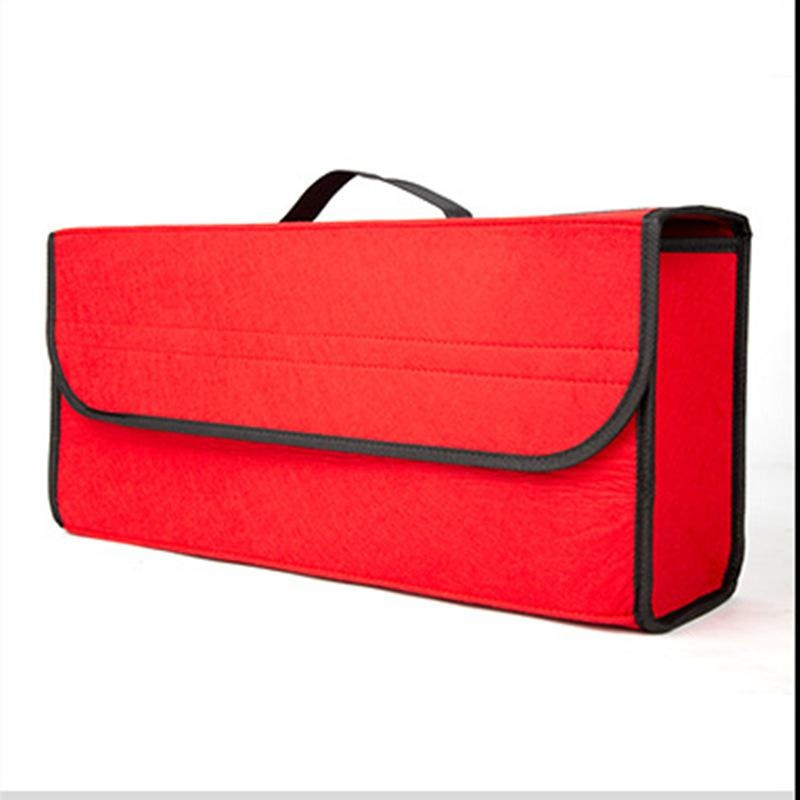 車用トランクフェルト収納整理ボックス（2色展開）