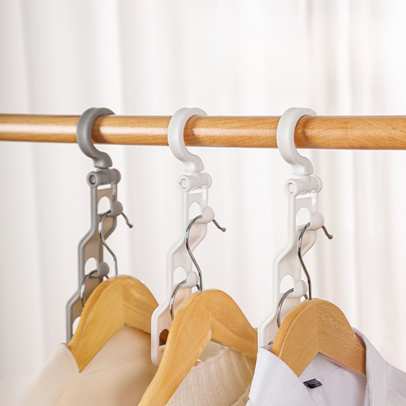 Clothes Rack Stacking Hooks Connecting Hooks Hooks MultiLayer Space Saving Home Storage Connecting