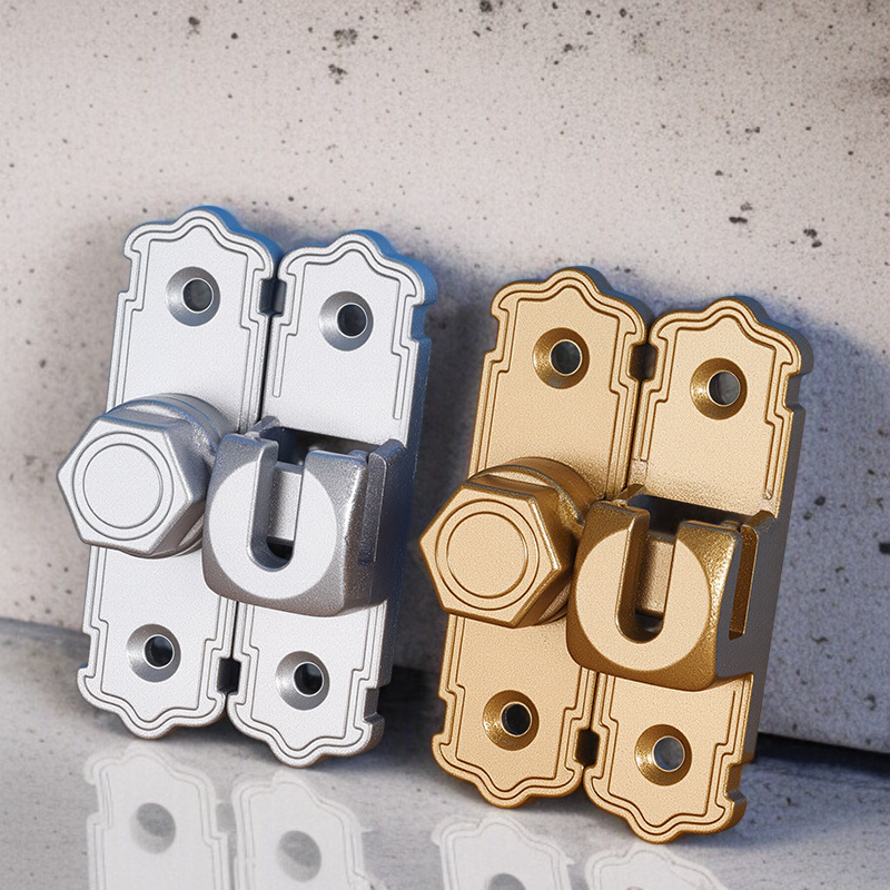 가정용 펀치 프리 도어 버클 두꺼운 알루미늄 합금 도어 겸용 도어 마개 다용도 펀치 프리 도어 버클