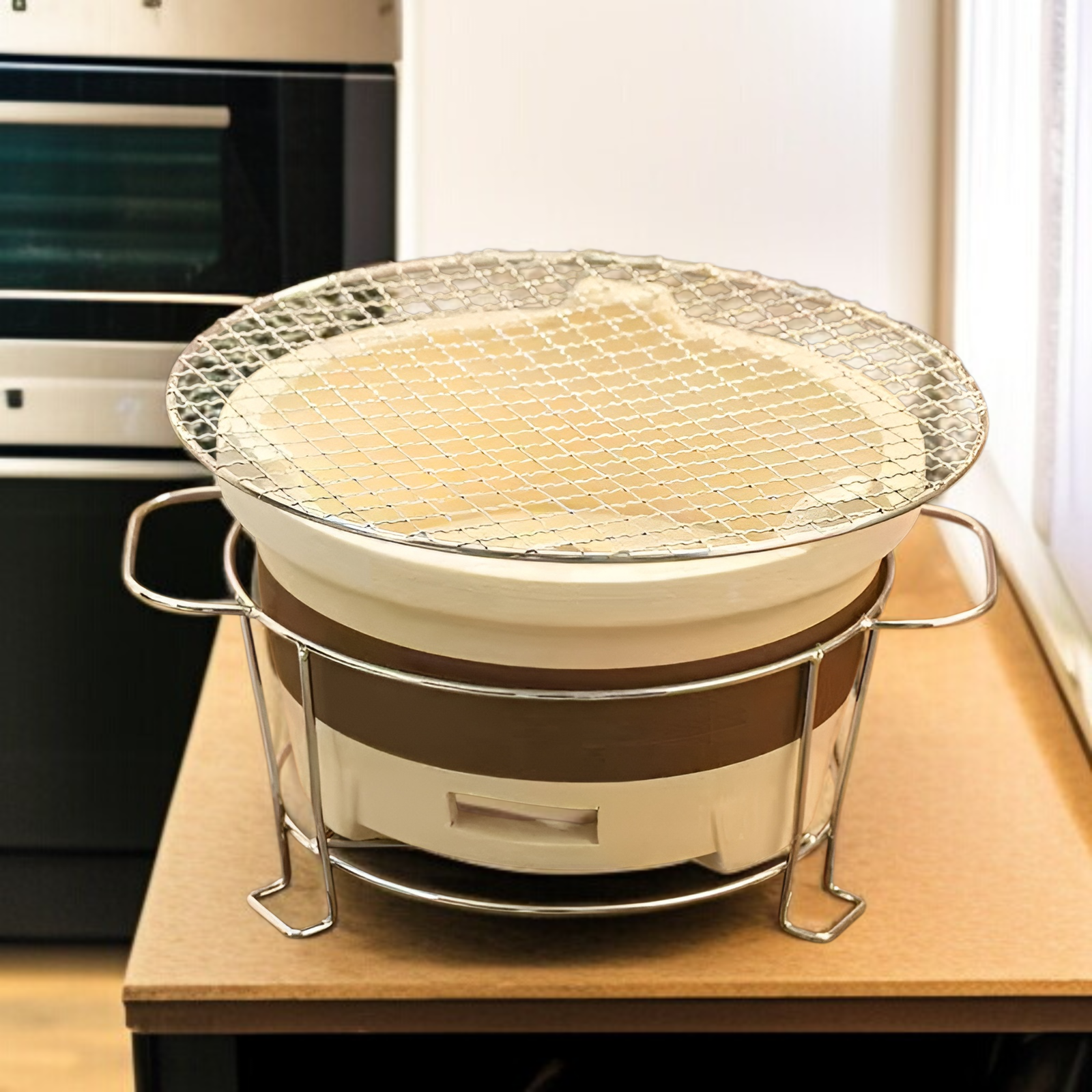 7輪式炭火焼き鳥グリル全体画像