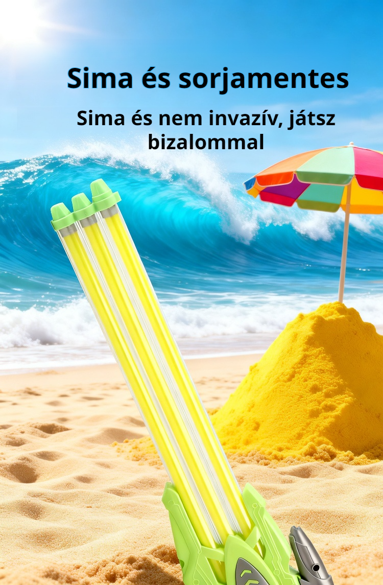 Nyári vízipisztoly strandhoz