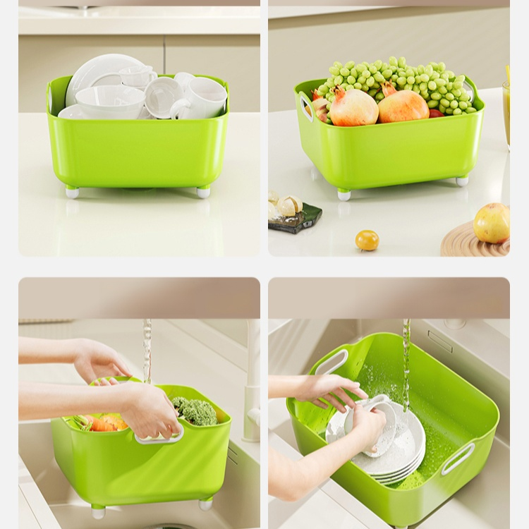 大容量廚房移動瀝水盆