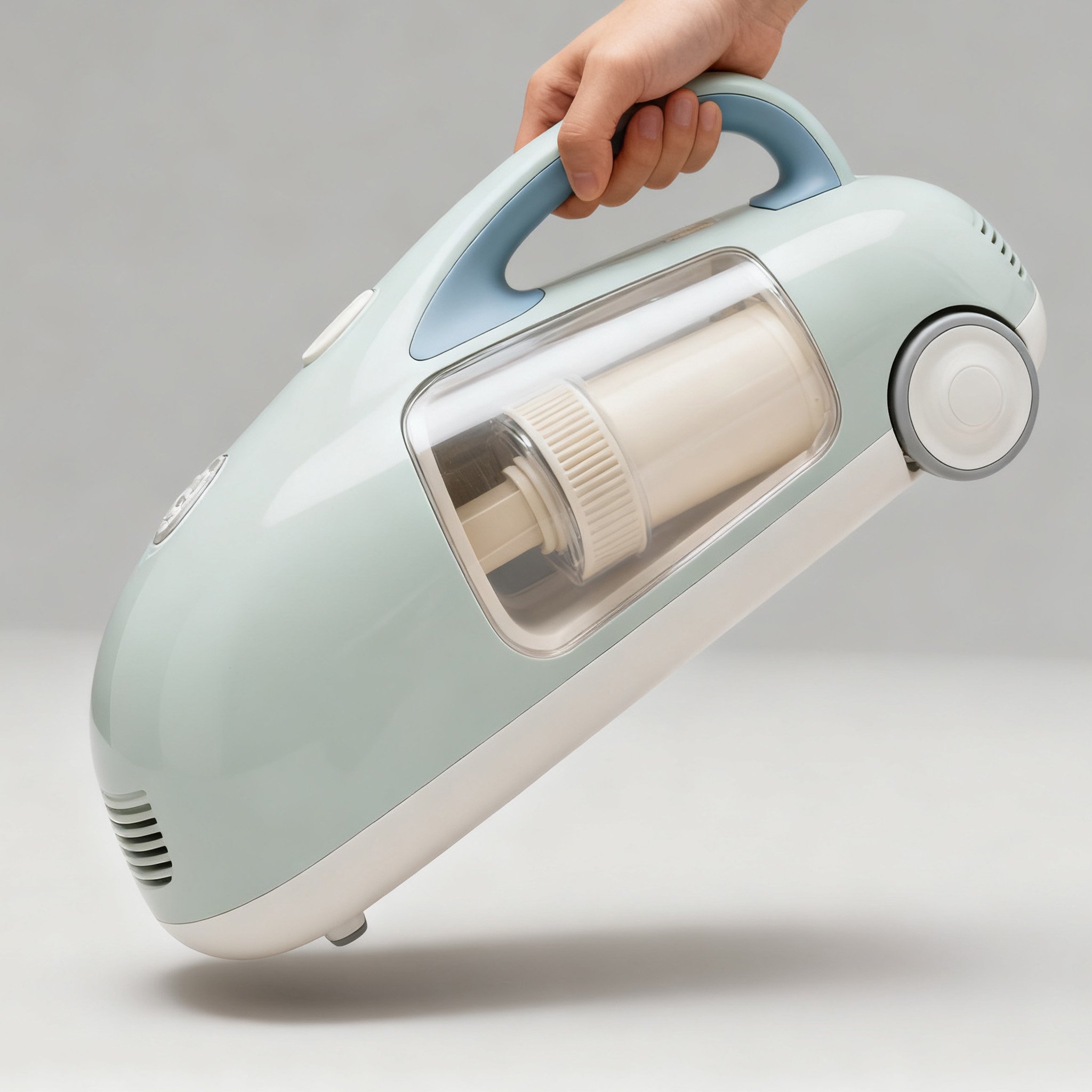 เครื่องกำจัดไรฝุ่นแบบพกพาพลาสติก