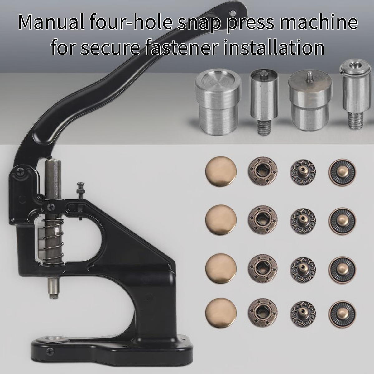 Snap button hand press machine