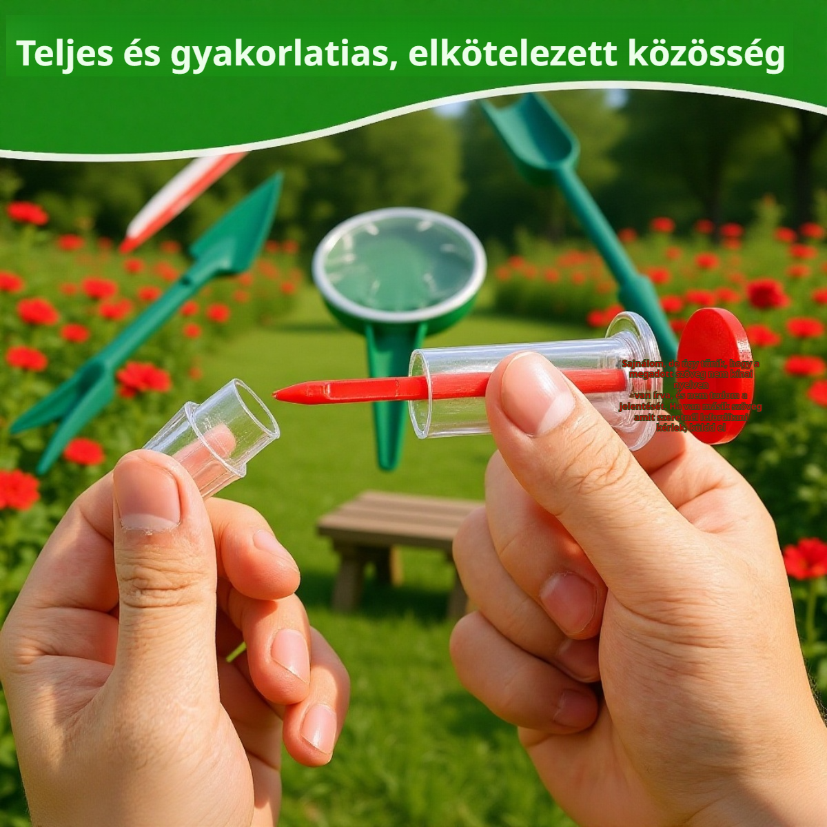 Kerti magvető eszközök növényültetéshez