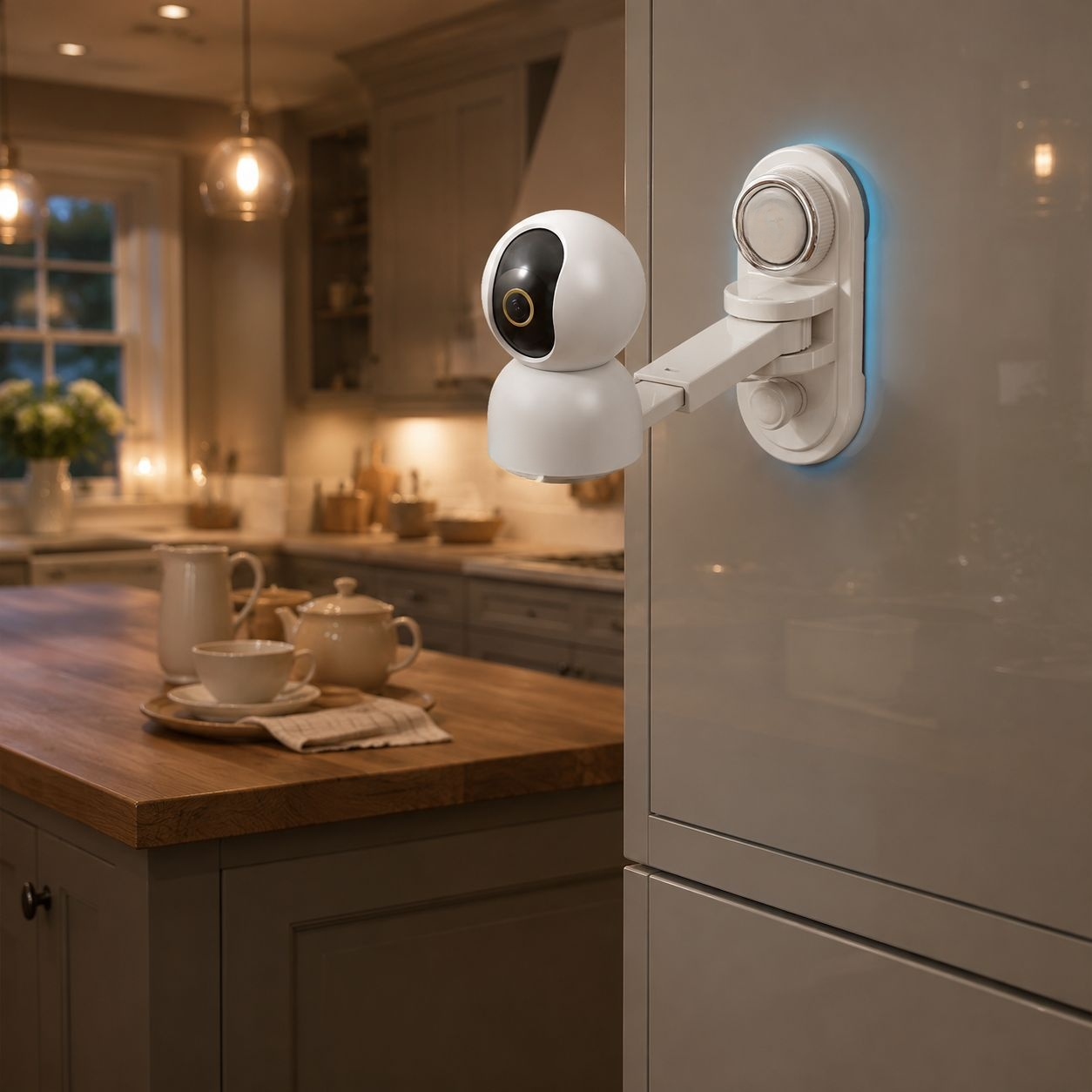 Universal rotating bracket for surveillance cameras