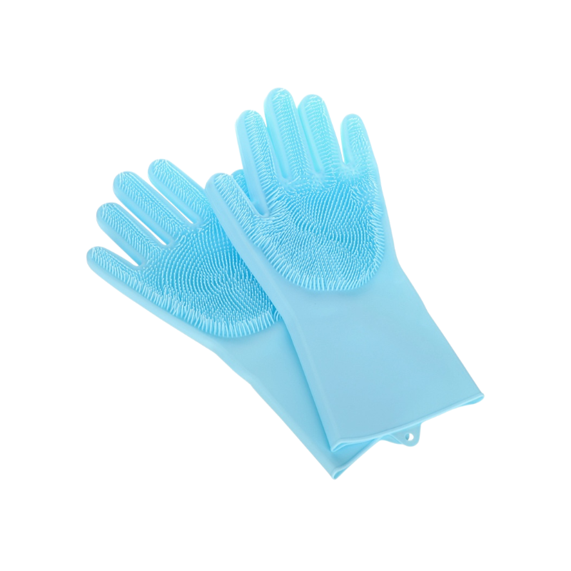 Pet bath brush massage gloves