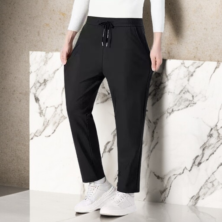 アウトドア用メンズ・レディースのフリース裏地、厚手、防風、防水カジュアルパンツ