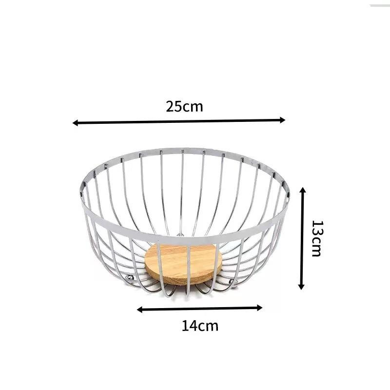 現代歐式簡約鐵藝點心糖果水果收納籃