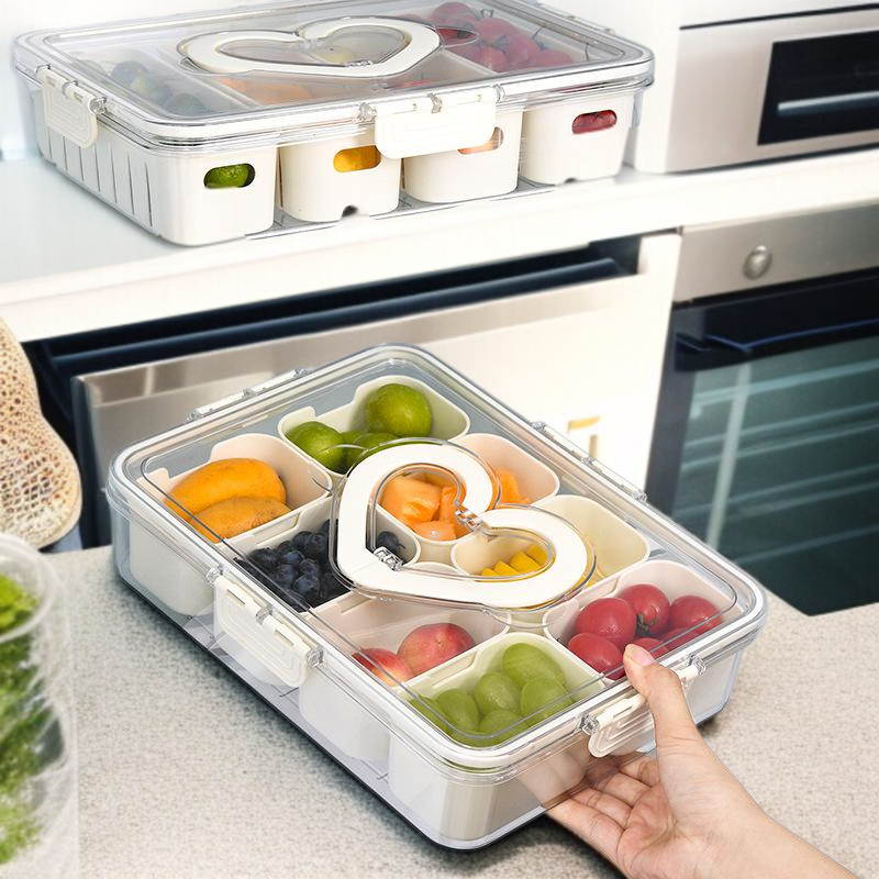 Caja de conservación de frutas y ensaladas para frigorífico