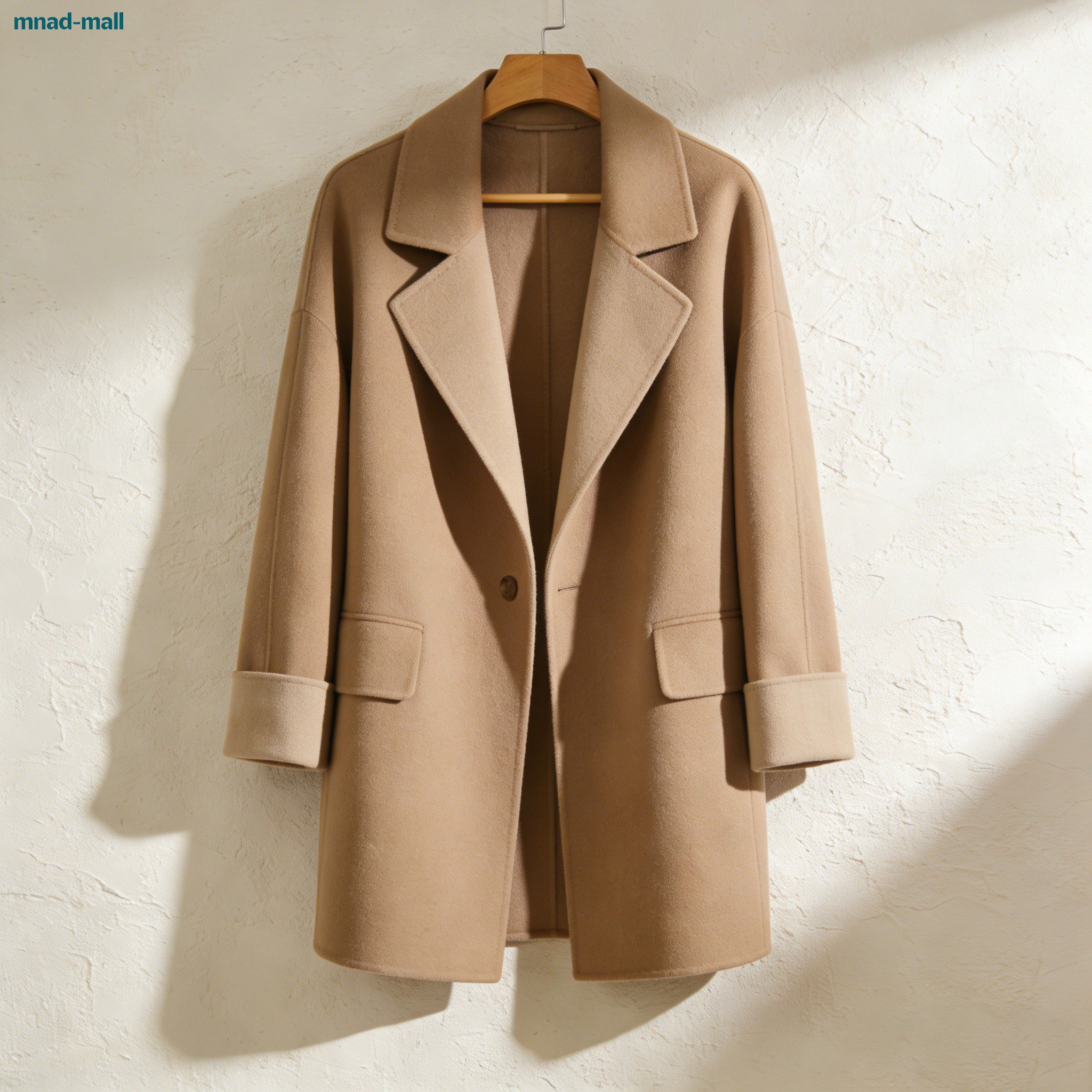 여성용 중간 길이 트렌치 코트