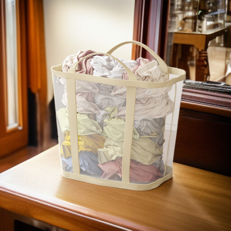 대용량 접이식 빨래 바구니 가정용 수납함