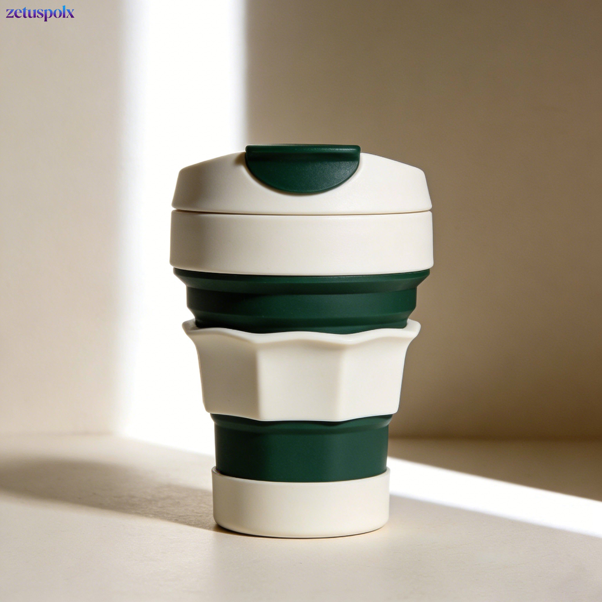 Foldable travel mug