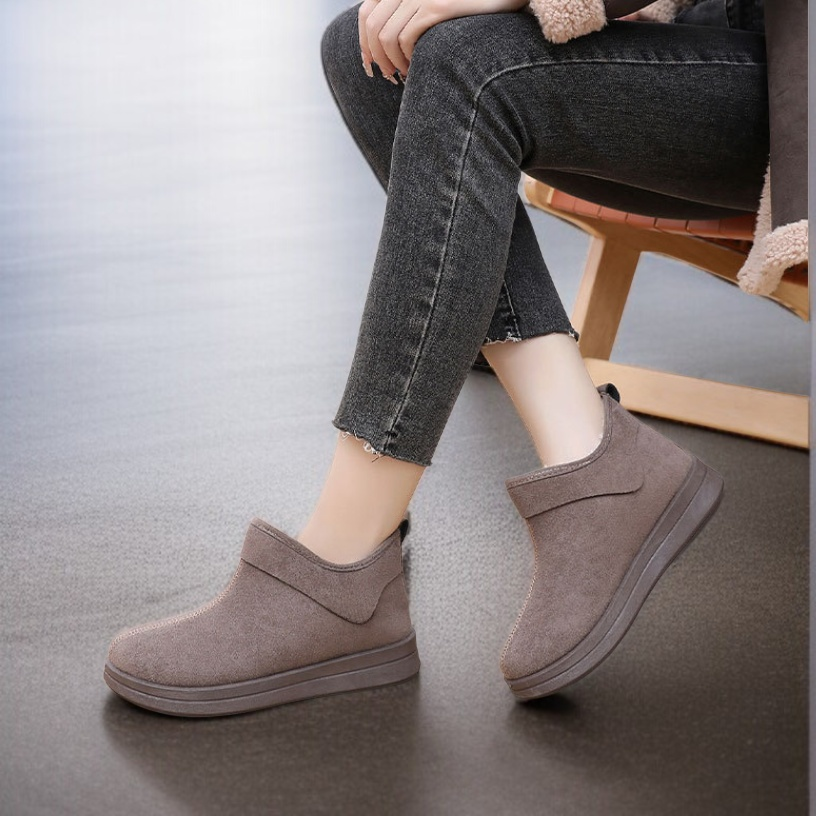 여성용 기모 부츠 앞모습