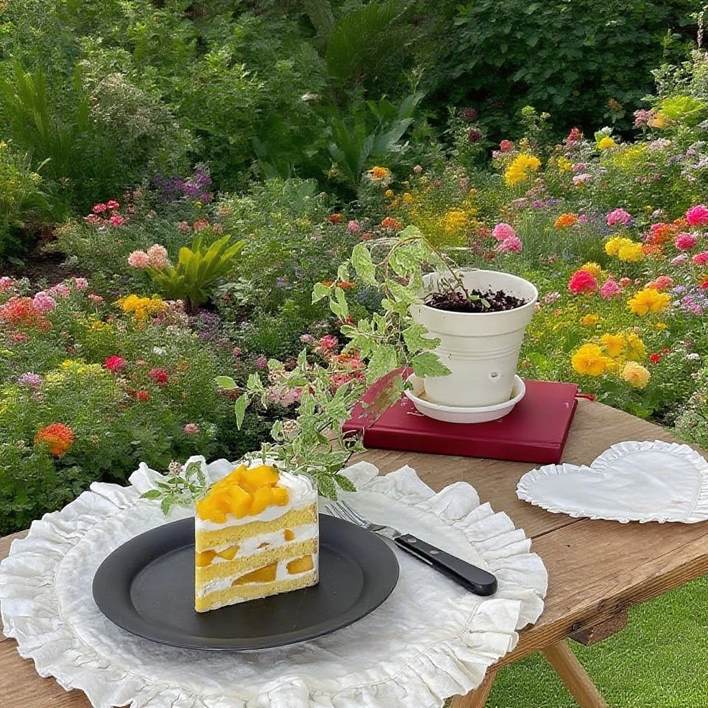 우아한 레이스 원형 천 단열 쿠션 테이블 위 사진