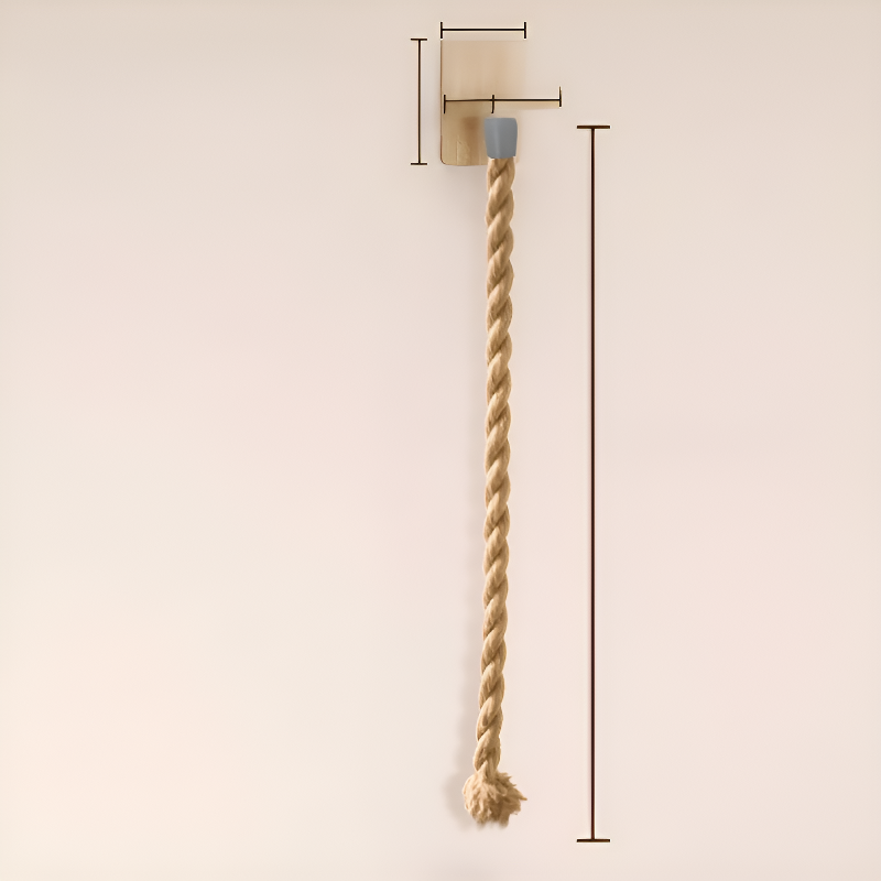 Rascador para gatos de montaje en pared con cuerda resistente