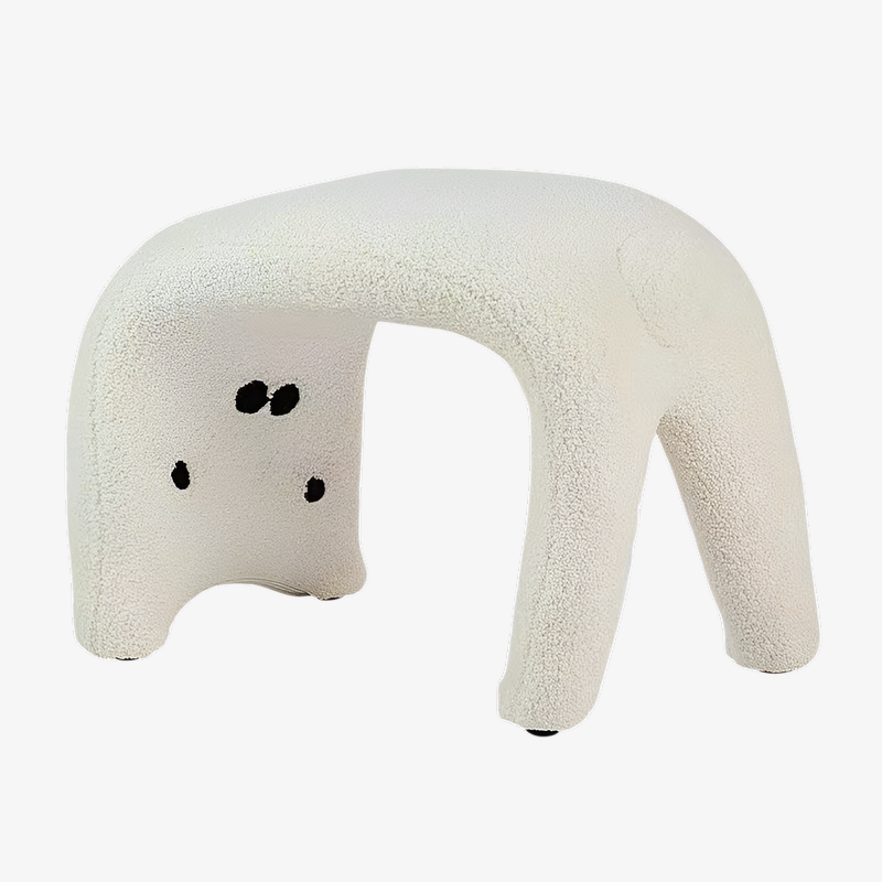 북유럽 캐릭터 동물 화장대 가정용 액체 낮은 의자 신발 교환대 현관 신발 걸상