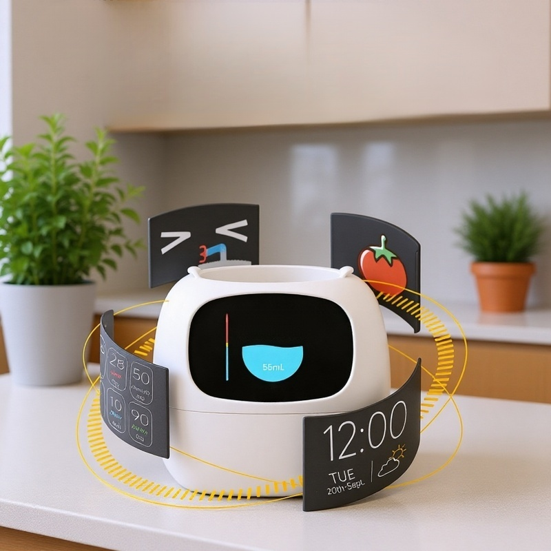 Intelligenter Roboter-Blumentopf Elektronisches Haustier Kreative Blumenvase