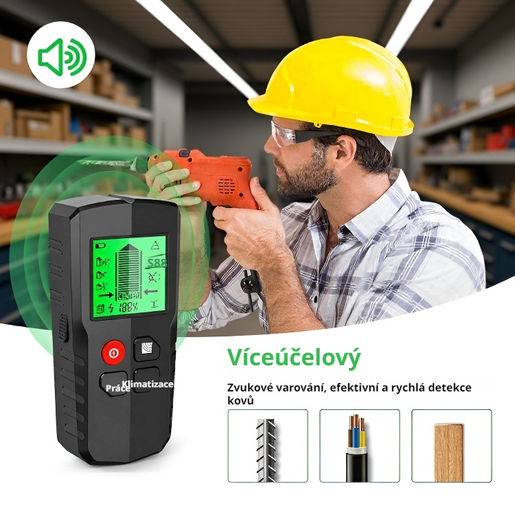 5v1 detektor šroubů do zdi