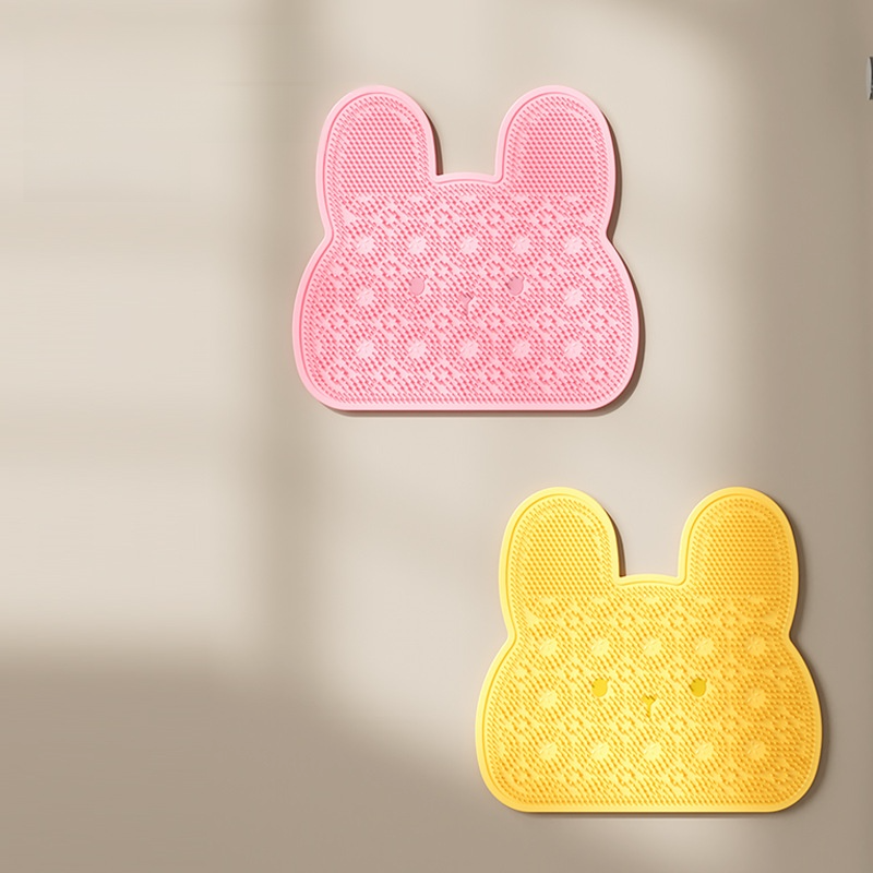  Silicone Bunny Foot Scrubber Mat
