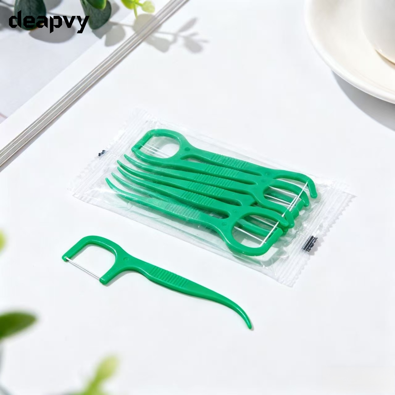 초극세사 일회용 치실 픽 (1박스당 300개입, 5박스)