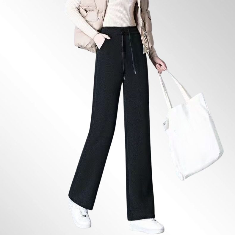 겨울 데일리룩 셰닐 팬츠