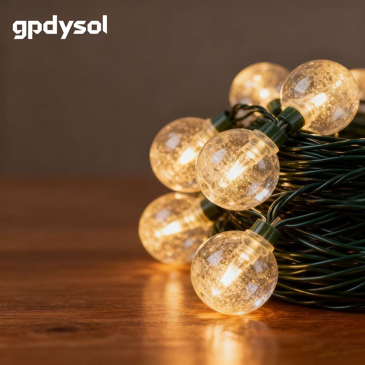 Dekorative Lichterkette für Wohnzimmer