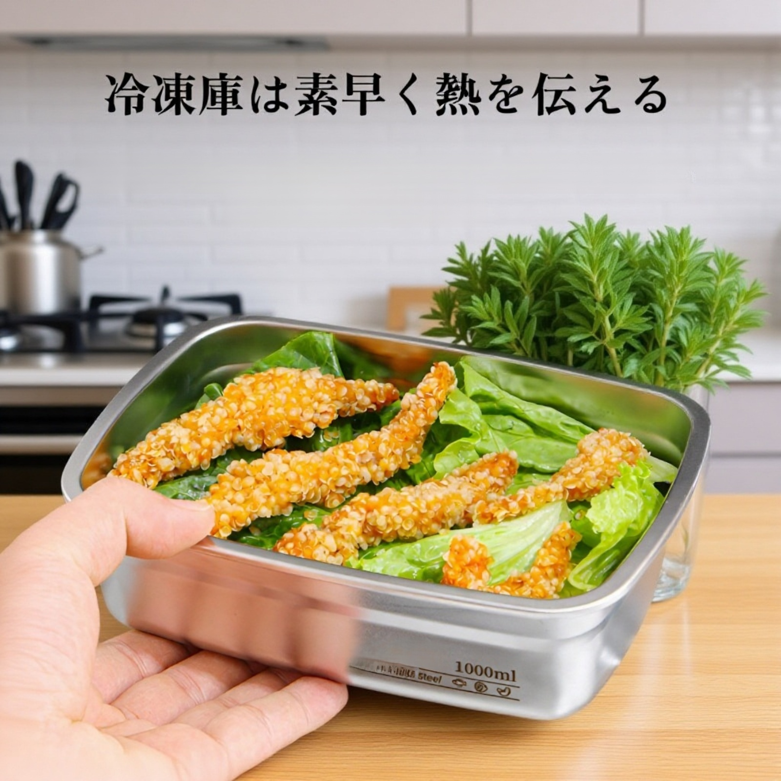 ステンレス製保存容器 食品級弁当箱