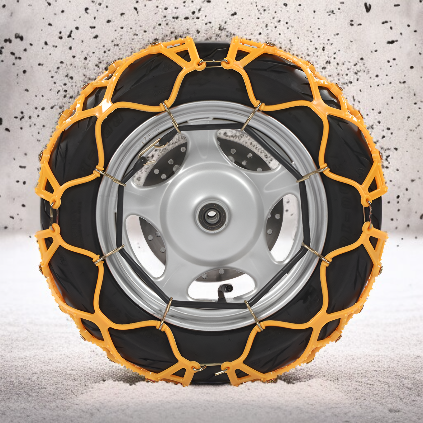 Cadenas de nieve de caucho engrosado