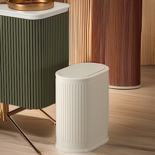 世帯の屑大箱の浴室の楕円形のステンレス鋼の屑大箱の台所世帯のペーパー バスケットの継ぎ目の屑大箱の居間の屑大箱