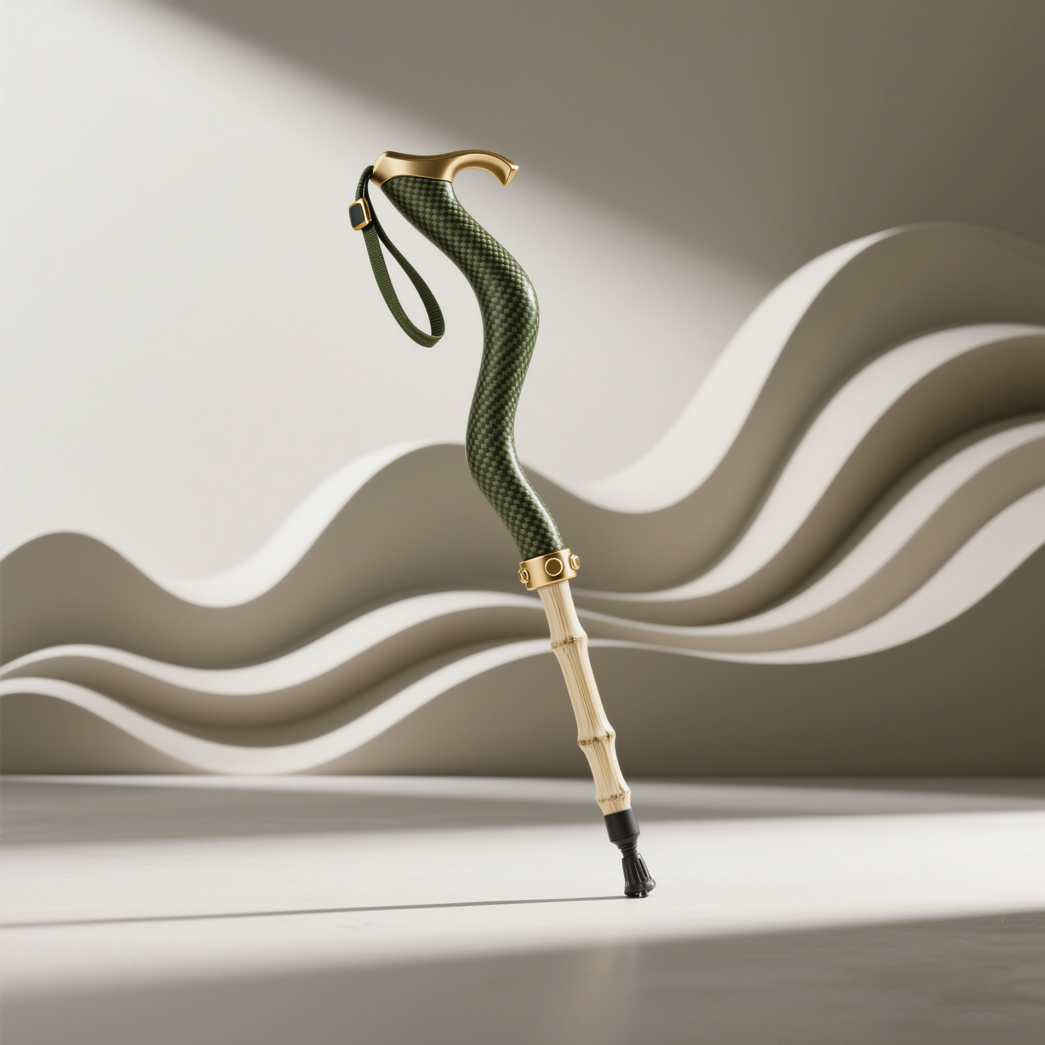 多功能戶外可伸縮登山手杖