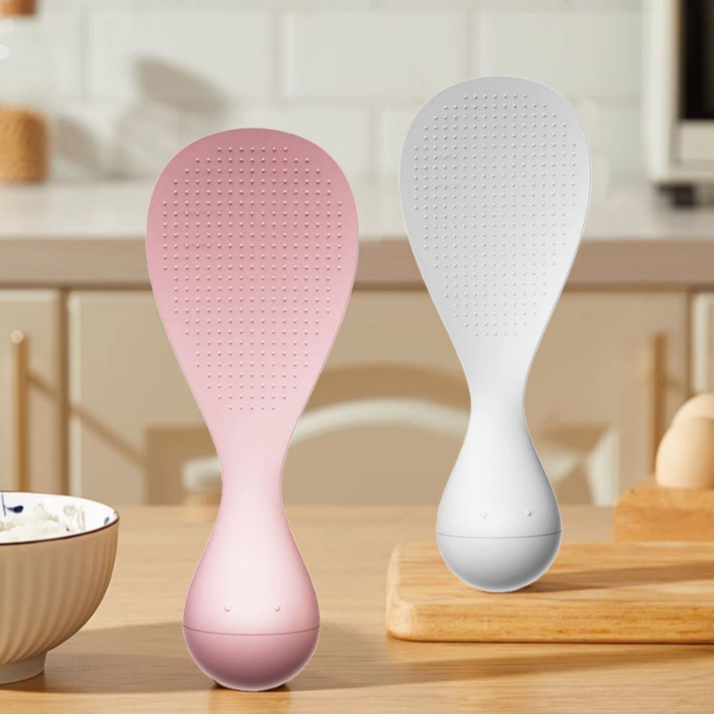 Non-stick upright rice spoon
