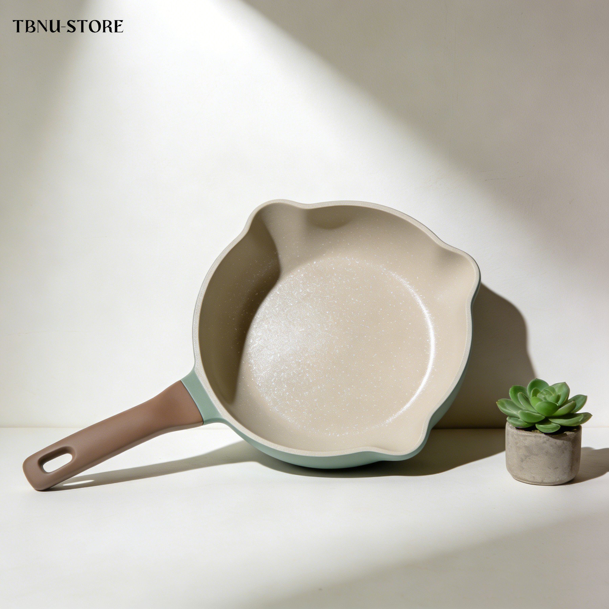 กระทะทอดเคลือบเซรามิกไม่ติดกระทะ