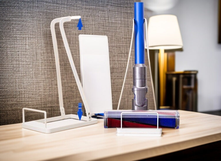 吸塵器收納架穩固耐用設計