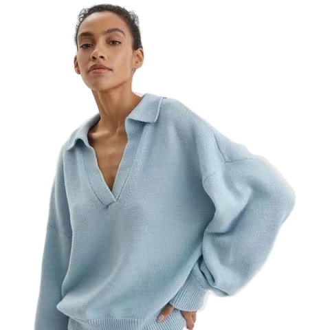 Suéter de punto casual para mujer