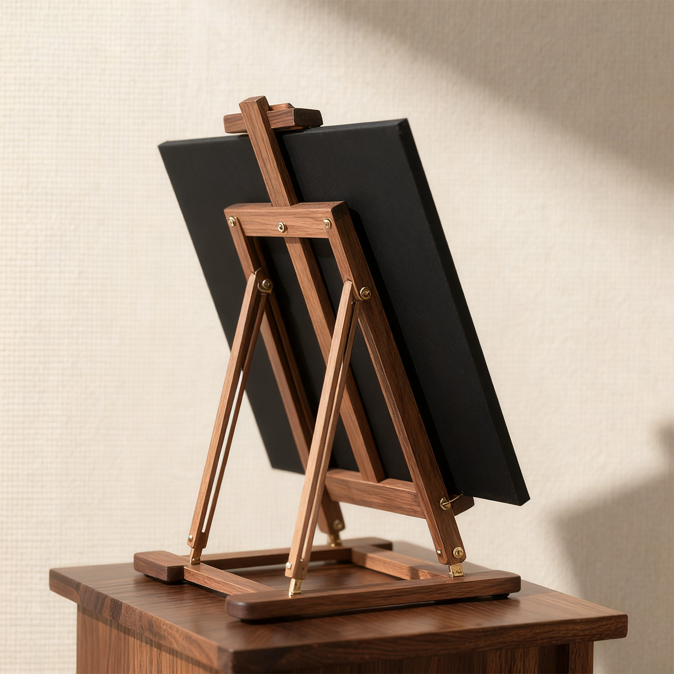 우아한 나무 그림 도구 세트 (페인트 보드 + 이젤)