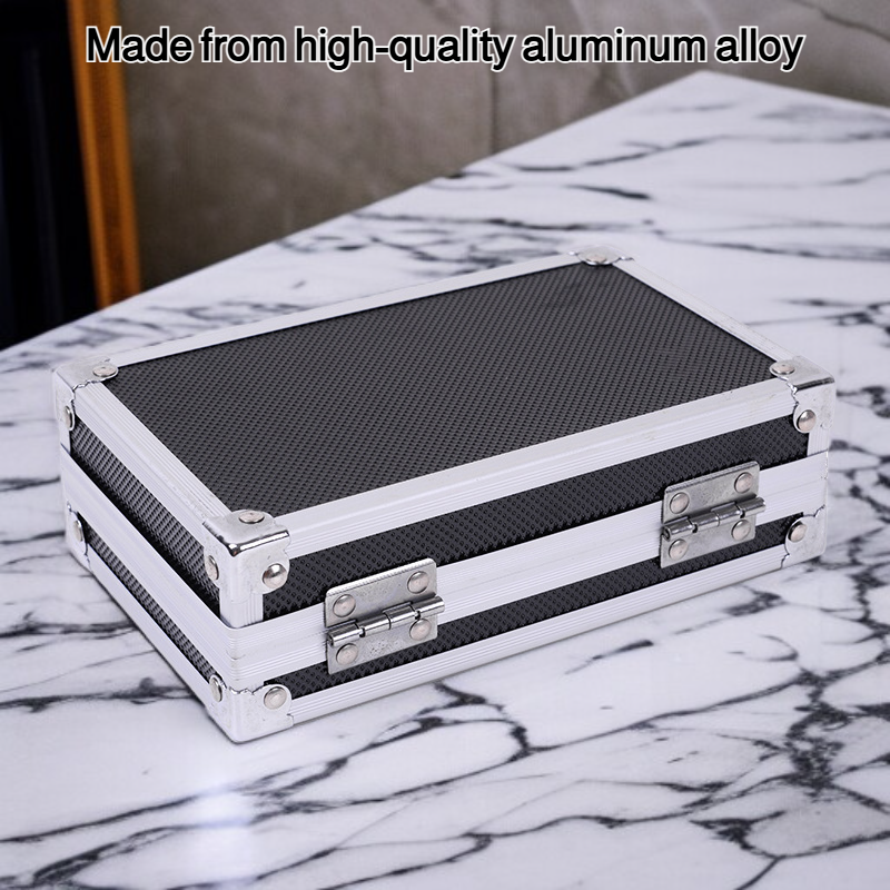 Aluminum alloy toolbox, large capacity, large size.